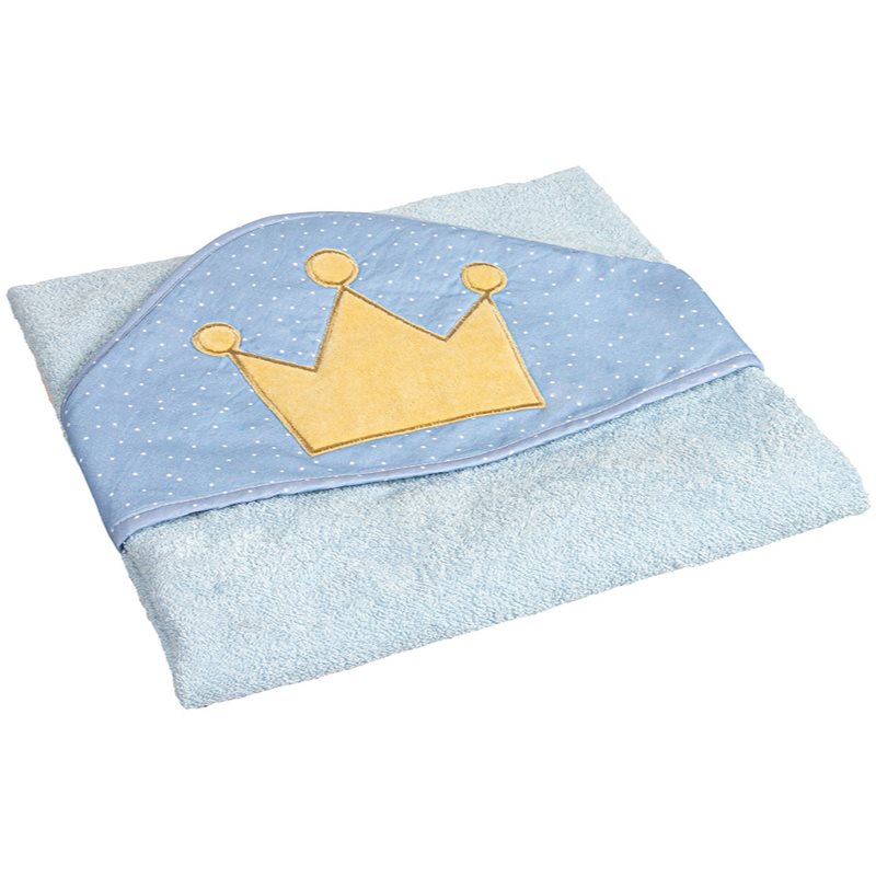 Canpol Babies Royal Baby банний рушник з капюшоном Blue 85x85 см