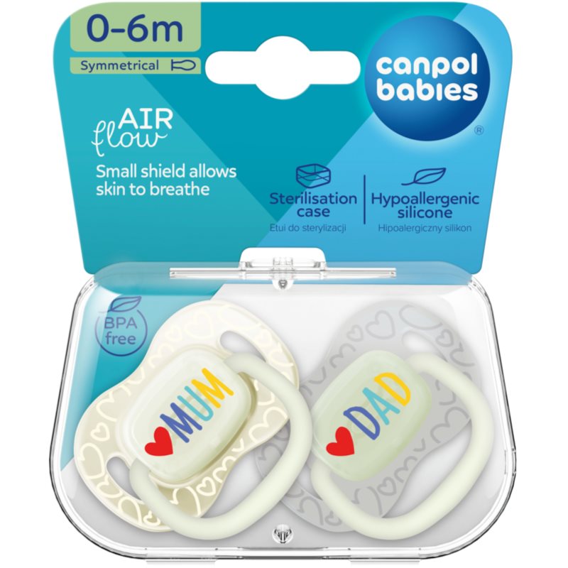 Canpol babies MUM&DAD dudlík 0-6 m 2 ks (obrázek 5)