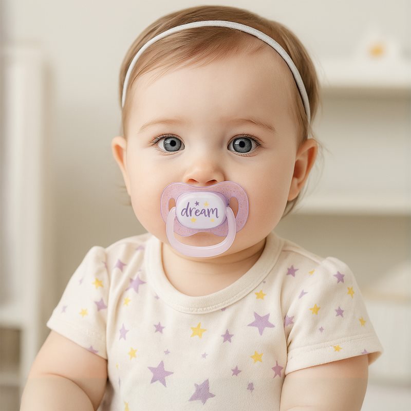 Canpol babies NIGHTGLOW Girl dudlík 0-6 m 2 ks (obrázek 4)