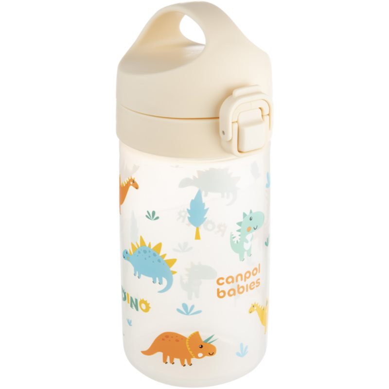 Canpol babies Junior Bottle detská fľaša Beige 400 ml