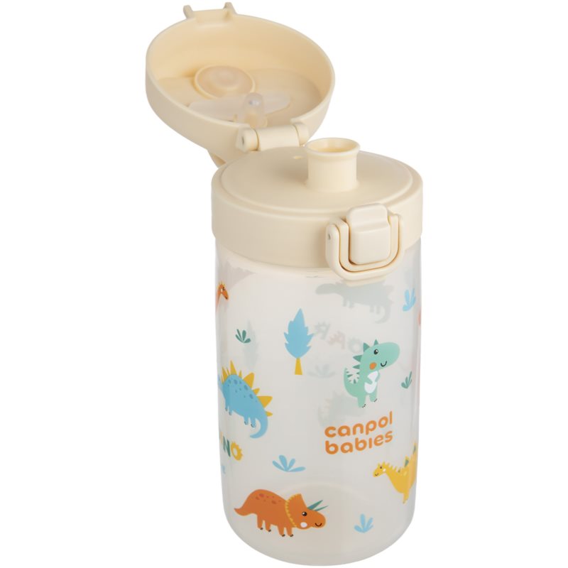 Canpol babies Junior Bottle detská fľaša Beige 400 ml