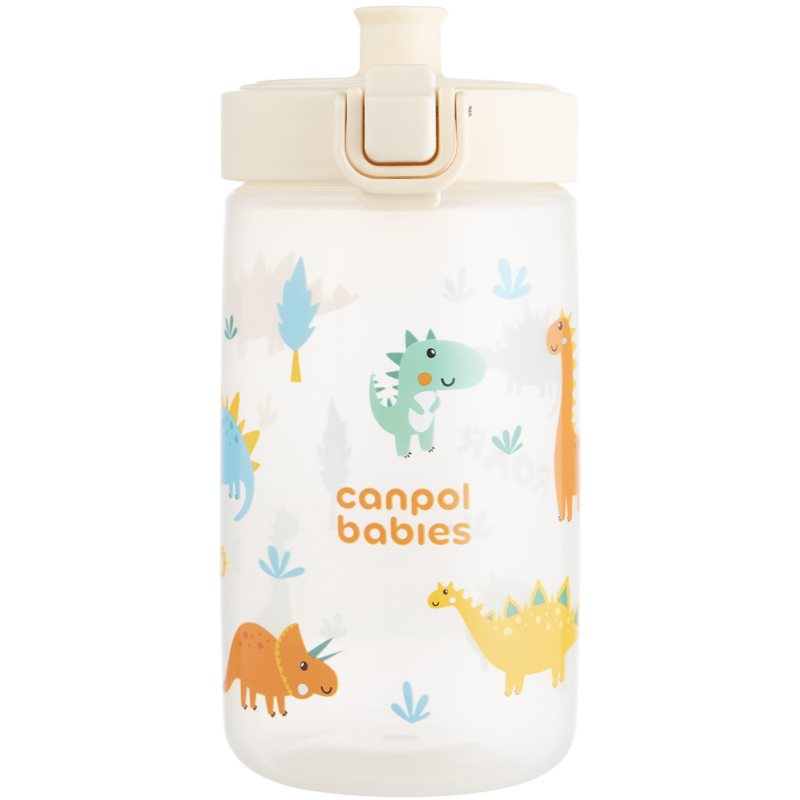 Canpol babies Junior Bottle detská fľaša Beige 400 ml