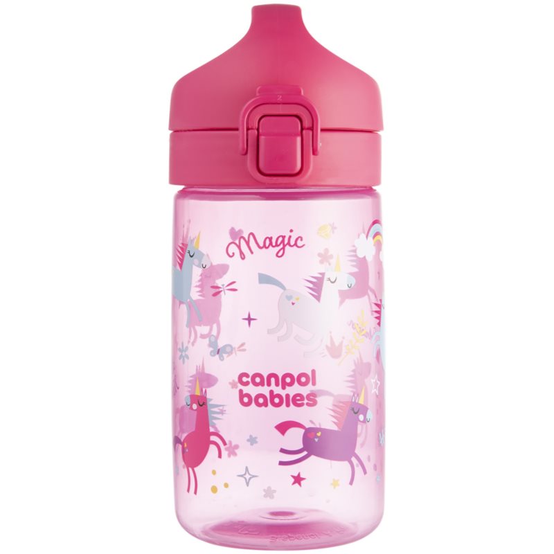 Canpol babies Junior Bottle detská fľaša Pink 400 ml (obrázok 5)