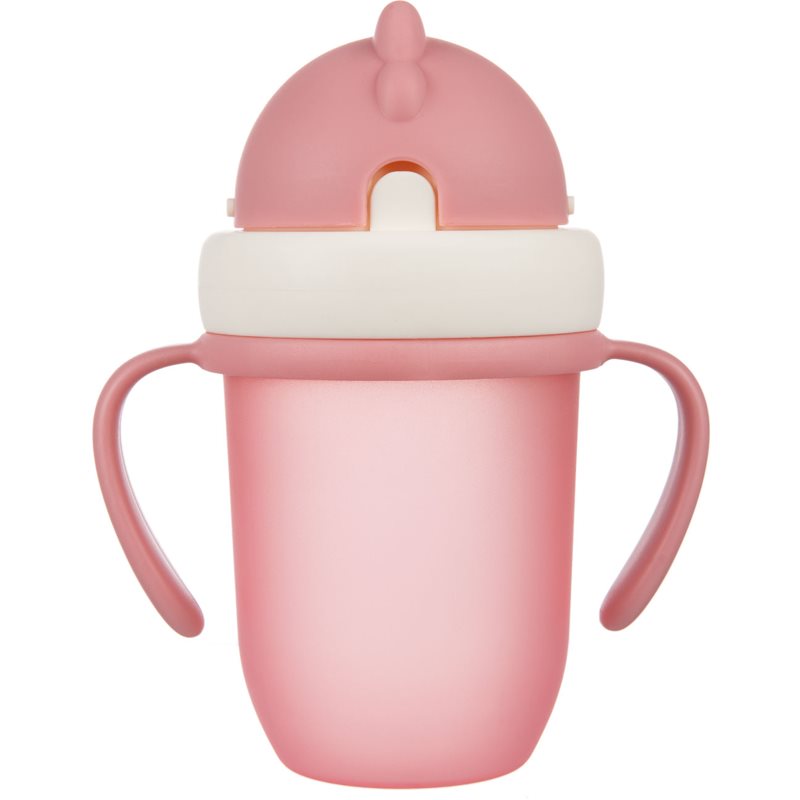Canpol Babies Matt чашка з трубочкою 9+ M Pink 210 мл