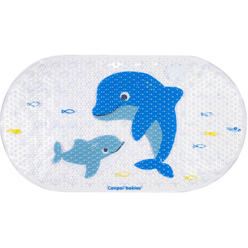 Canpol Babies Love & Sea протиковзкий килимок для ванни Blue 69x38 см