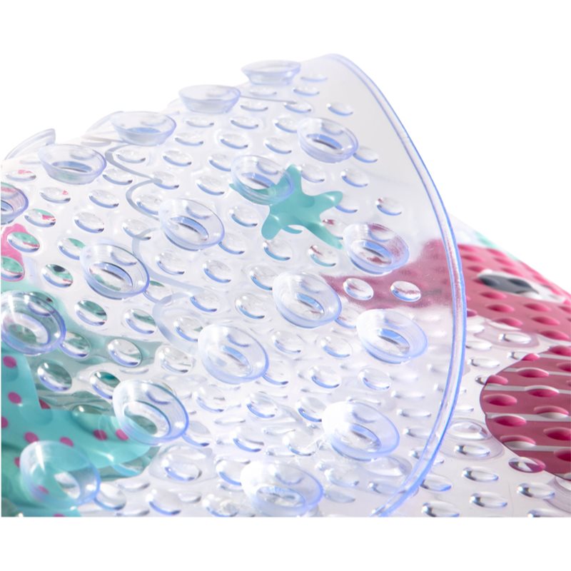 Canpol Babies Love & Sea Anti-slip Mat For The Bath Pink 1 Pc