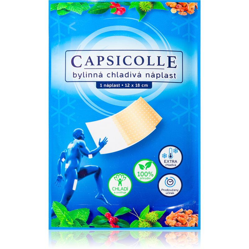 Capsicolle Herbal patch cooling plasture pentru mușchi, articulații și tendoane 1 buc