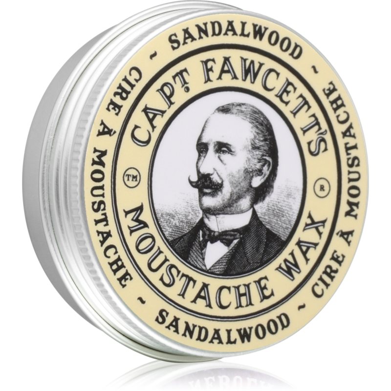 Captain Fawcett Moustache Wax The Gentleman's Stiffener Schnurrbartwachs Sandalwood 15 ml