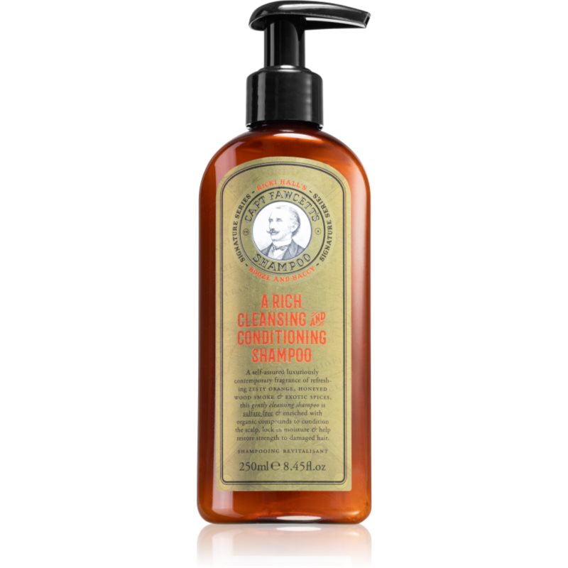 Captain Fawcett Shampoo Ricki Halls's Booze & Baccy čistilni šampon za moške 250 ml