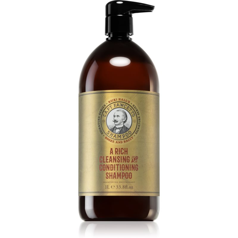 Captain Fawcett Shampoo Ricki Halls's Booze & Baccy čistiaci šampón pre mužov 1000 ml