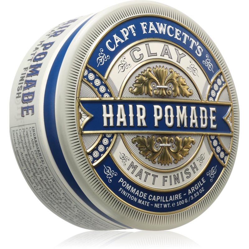 Captain Fawcett Clay Hair Pomade Mattierende Haarpomade für Herren 100 g