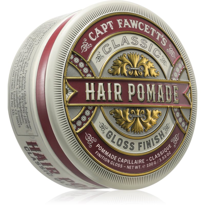 Captain Fawcett Classic Hair Pomade Gloss Finish Pomade für Herren 100 g