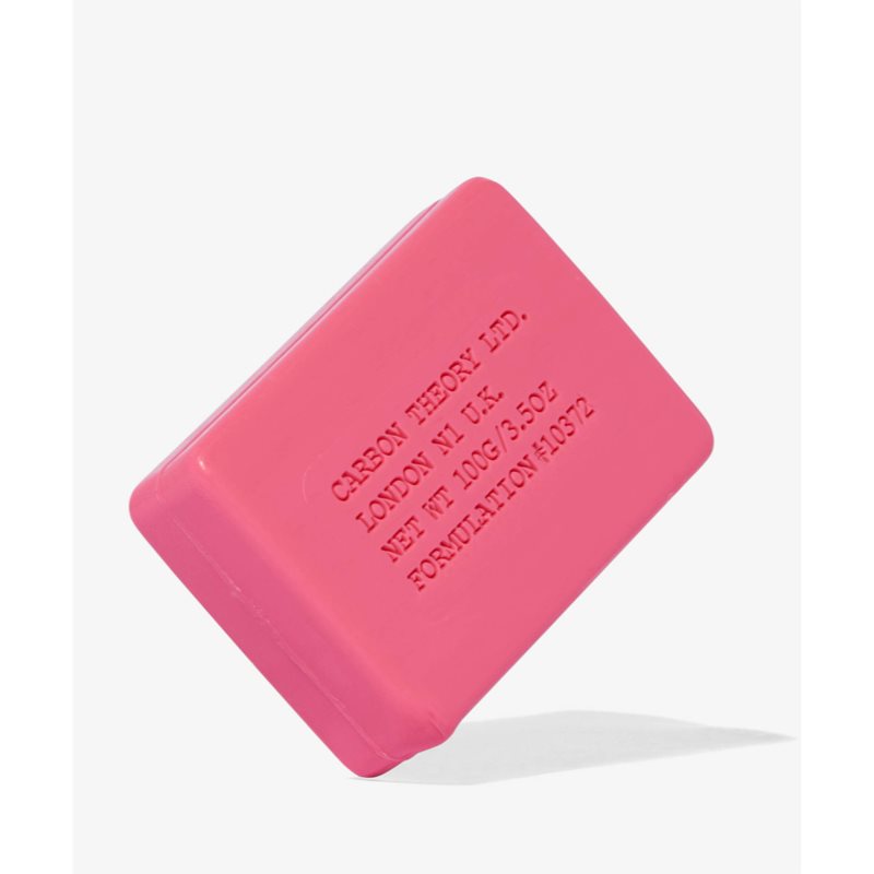 Carbon Theory Facial Cleansing Bar Niacinamide jabón limpiador facial Pink 100 g