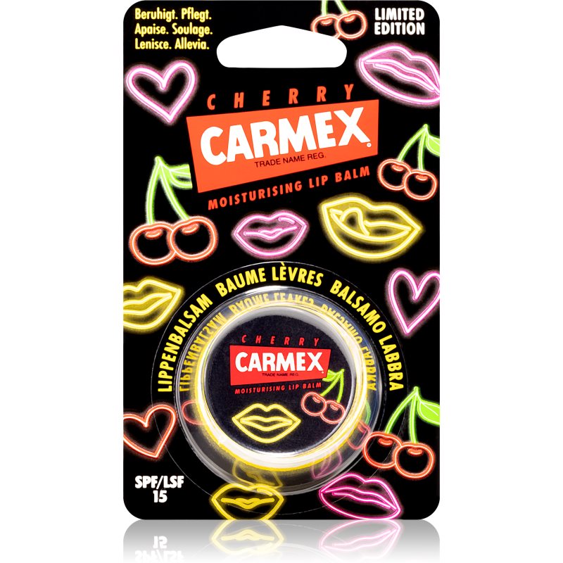 Carmex Cherry зволожуючий бальзам для губ SPF 15 7,5 гр