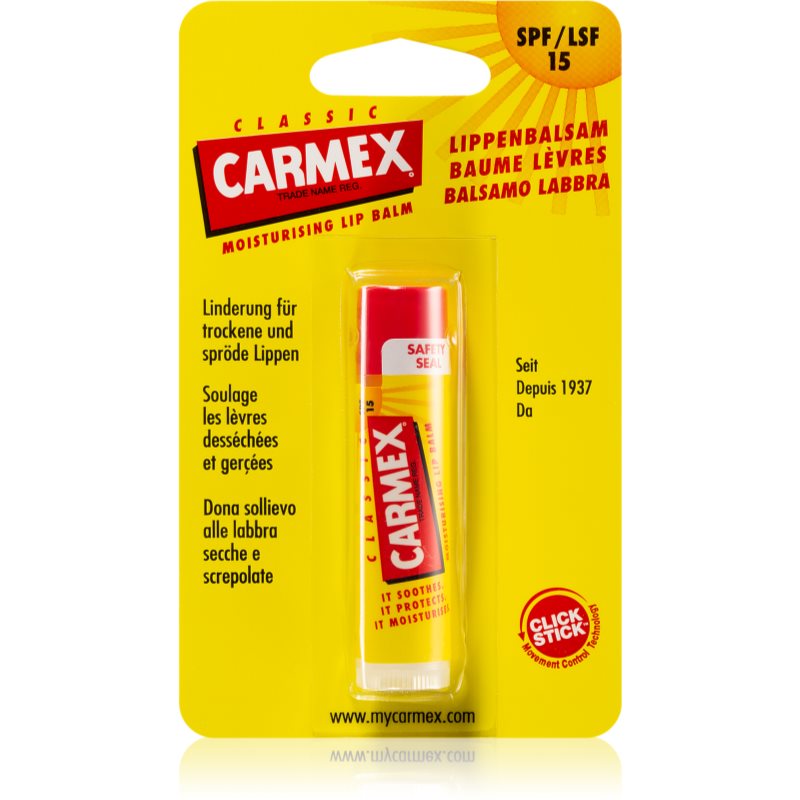 Carmex Classic drėkinamasis lūpų balzamas SPF 15 4.25 g