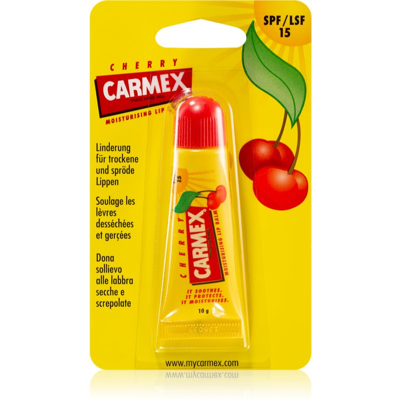 Carmex Cherry бальзам для губ в тюбику SPF 15 10 гр