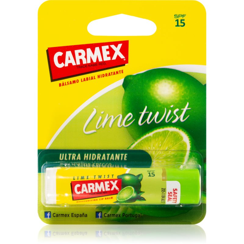 

Carmex Lime Twist зволожуючий бальзам для губ SPF 15