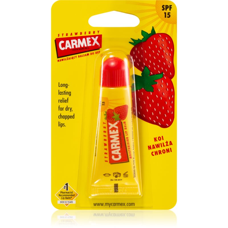 

Carmex Strawberry бальзам для губ в тюбику SPF 15