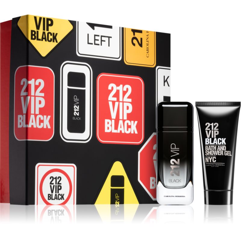 Carolina Herrera 212 VIP Black darilni set III. za moške