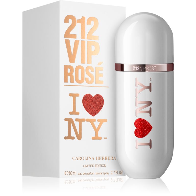 Carolina Herrera 212 VIP Rosé I love New York Eau de Parfum hölgyeknek 80 ml termék 2. képe