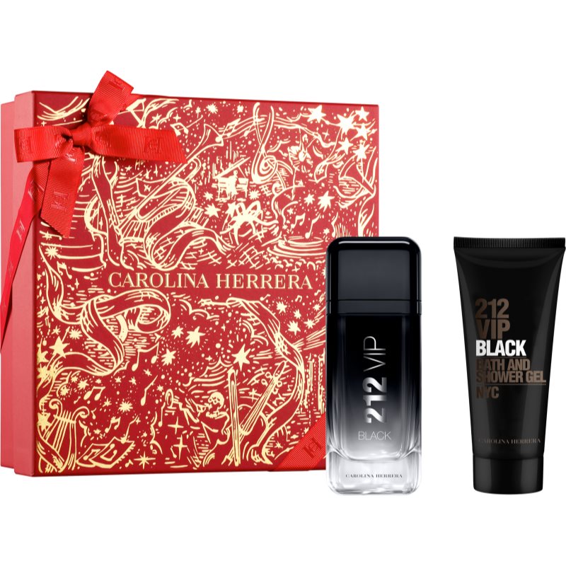 CAROLINA HERRERA 212 VIP Black dárková sada pro muže