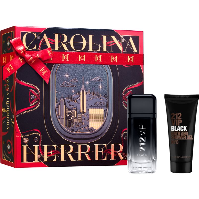 CAROLINA HERRERA 212 VIP Black darčeková sada pre mužov