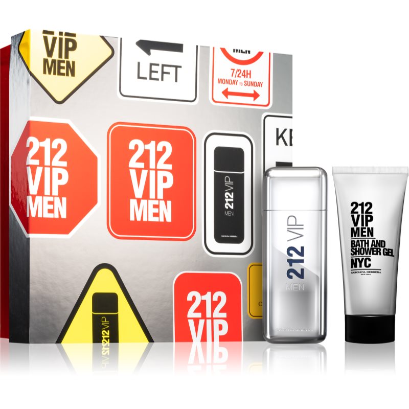 Carolina Herrera 212 VIP Men darilni set V. za moške