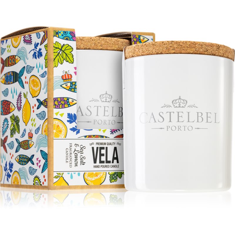 Castelbel Sardine Sea Salt & Lemon Duftkerze 190 g