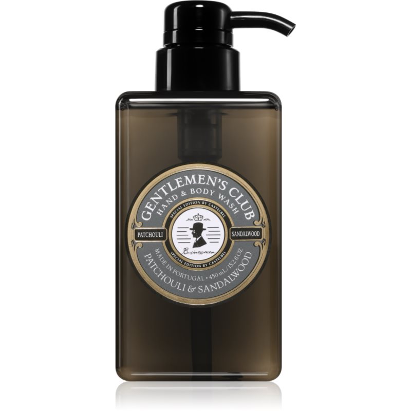 Castelbel Gentlemen's Club Patchouli & Sandalwood luxury hand wash for hands and body 450 ml