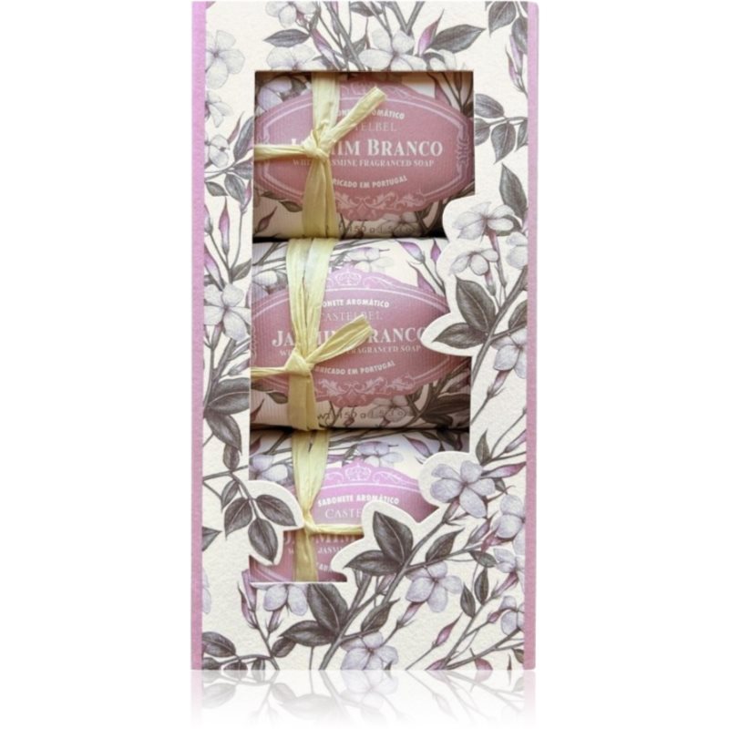 Castelbel White Jasmine jabón sólido lote de regalo 3x150 g