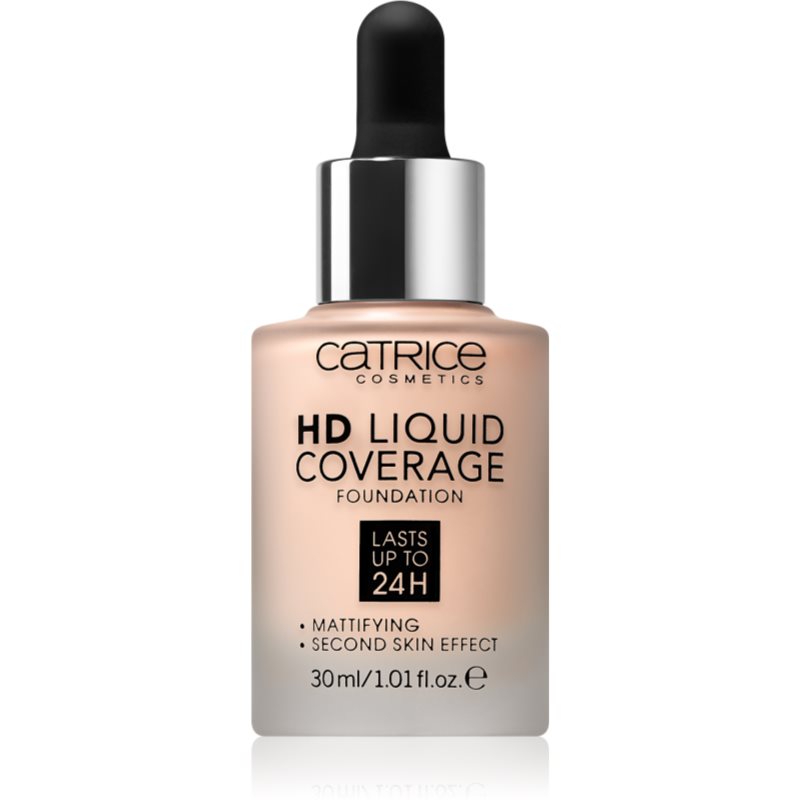 Catrice HD Liquid Coverage 24H 30 ml make-up pre ženy 002 Porcelain Beige
