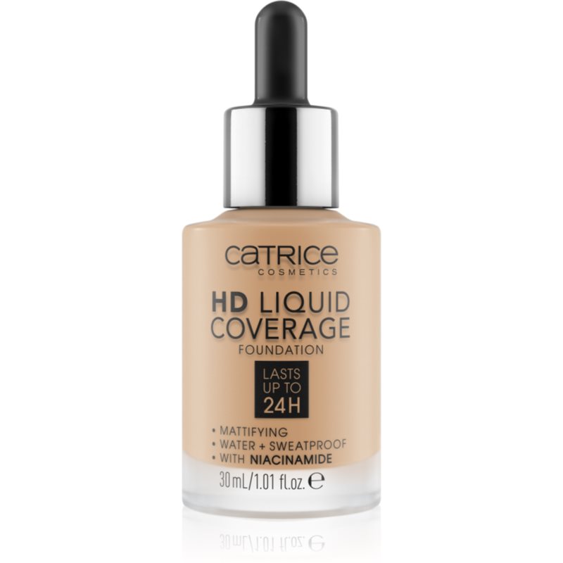 Photos - Other Cosmetics Catrice HD Liquid Coverage foundation shade 032 - Nude Beige 30 ml 