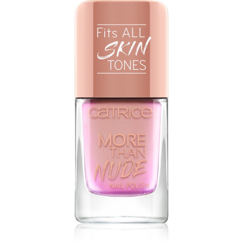 

Catrice More Than Nude лак для нігтів відтінок 05 ROSEY-O & SPARKLET