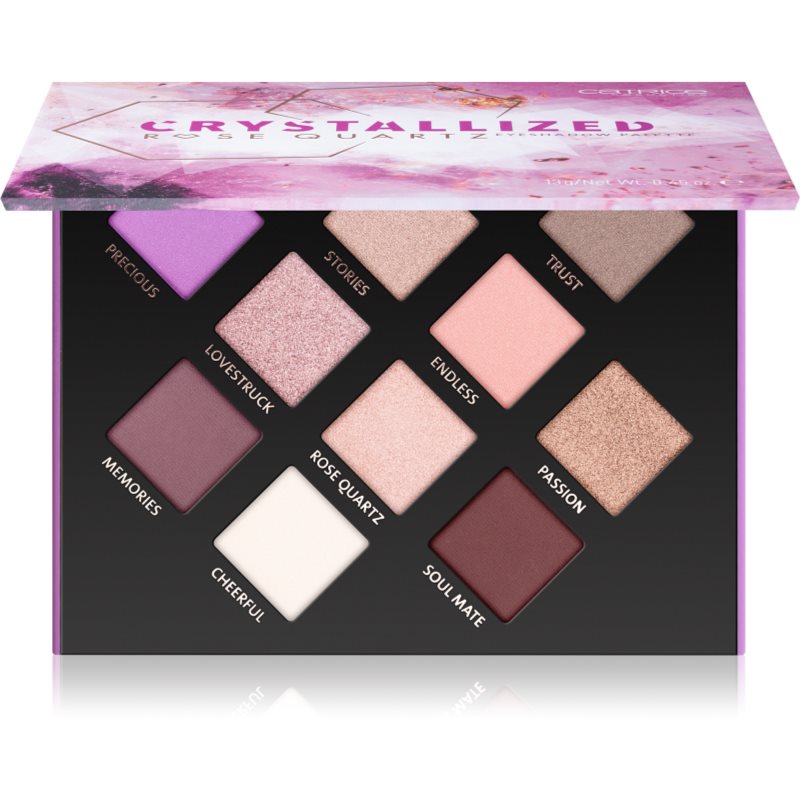 

Catrice Crystallized Rose Quartz палітра тіней