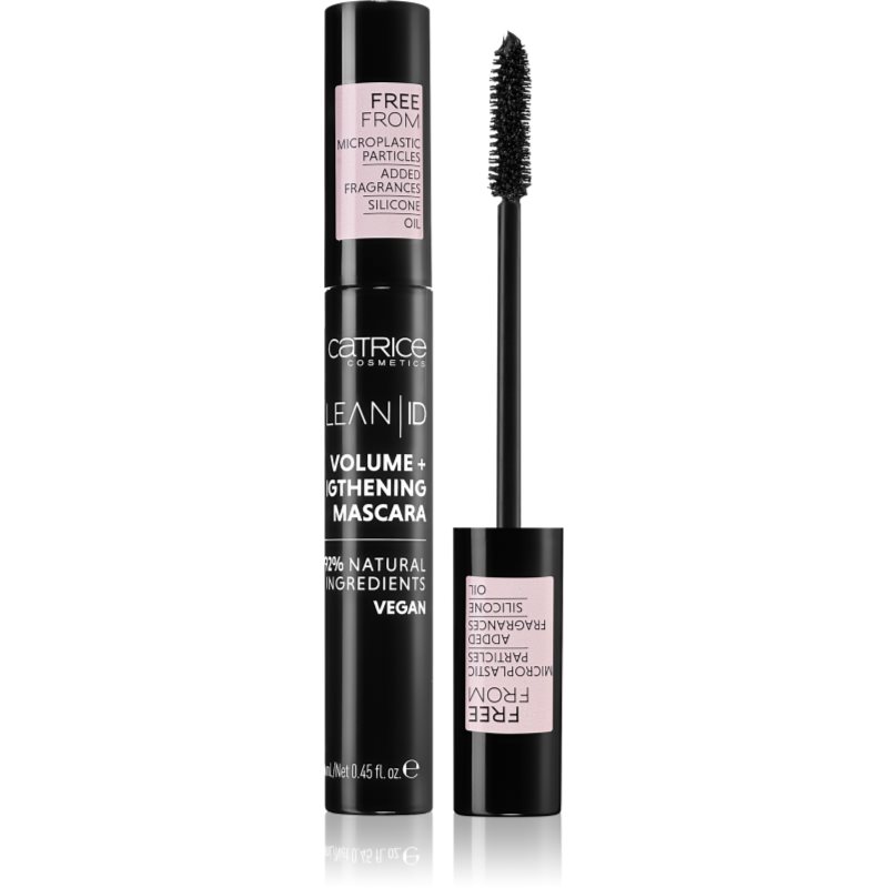 

Catrice Clean ID об'ємна та подовжуюча туш для вій відтінок 010 Truly Black