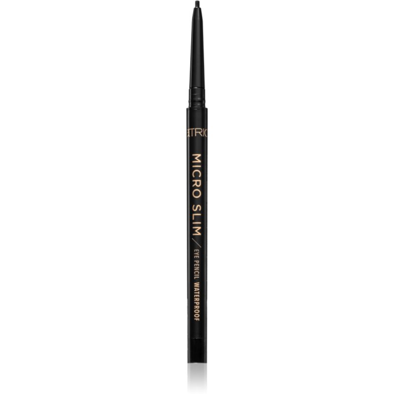 Catrice Micro Slim vodoodporni svinčnik za oči odtenek 010 Black Perfection 0.05 g