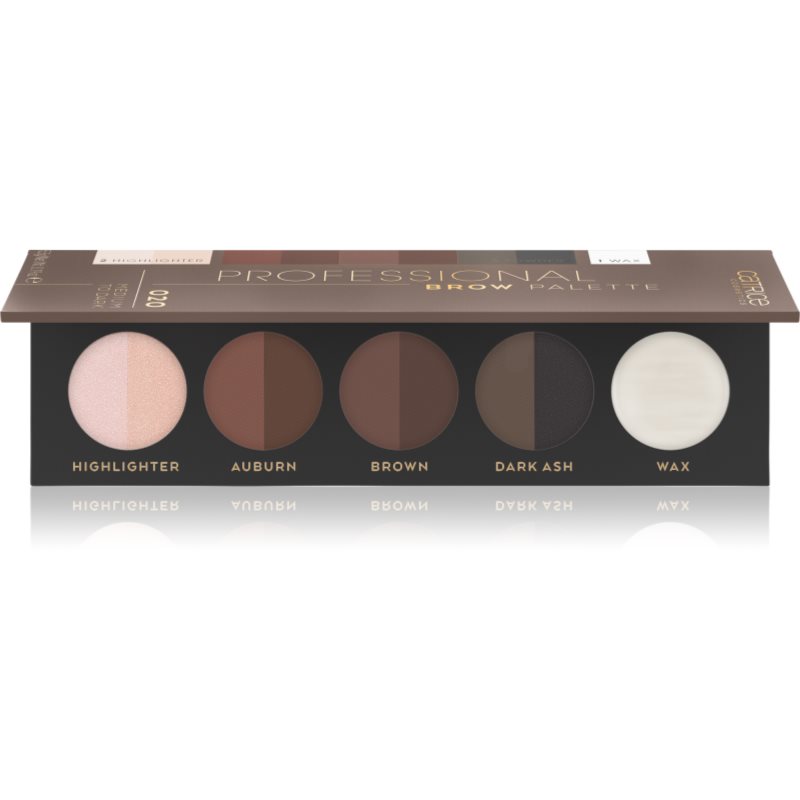 

Catrice Professional Brow Palette Компактний засіб для підводки бровей відтінок 020 Medium to Dark