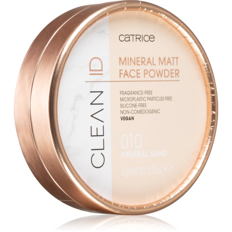 

Catrice Clean ID Mineral мінеральна пудра відтінок 010 Neutral Sand