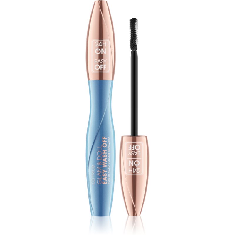 Catrice Glam & Doll Easy Wash Off Power Hold Volume Mascara For Volume And Definition Shade 010 Black 9 Ml