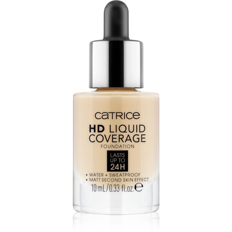 

Catrice Mini HD Liquid Coverage стійкий матуючий тональний крем міні відтінок 005 Ivory Beige