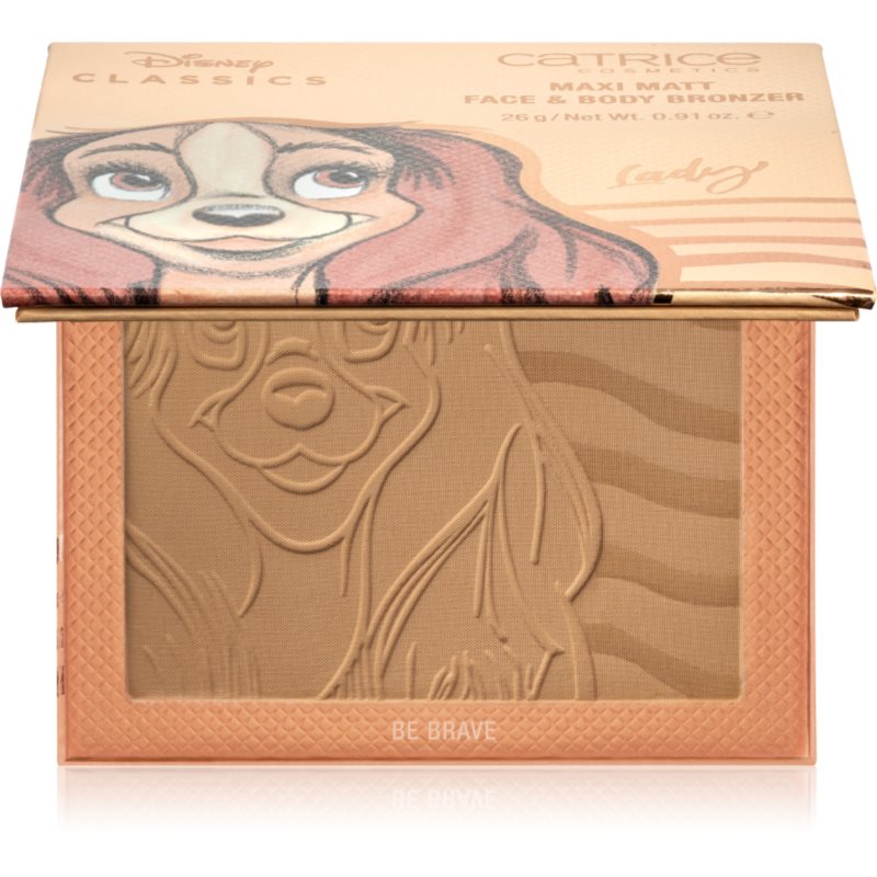 

Catrice Disney Classics Lady компактна пудра-бронзантор для обличчя та тіла відтінок 020 Be Brave