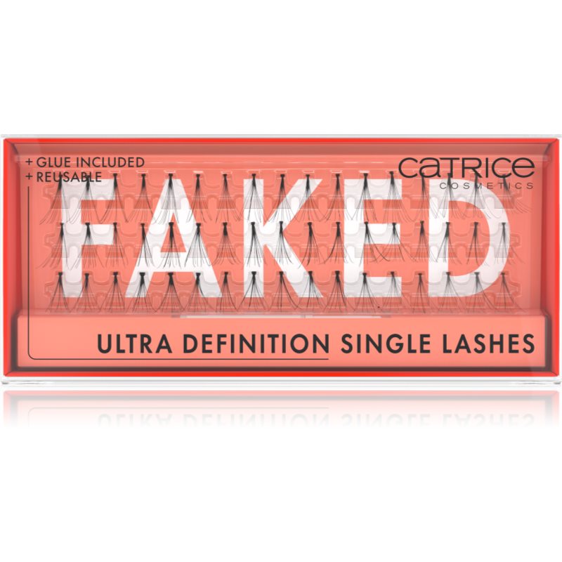 Catrice Faked Ultra Definition Single Lashes 51 ks umelé mihalnice pre ženy Black