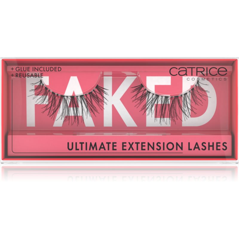 Photos - False Eyelashes Catrice Faked  with glue Ultimate Extension 2 pc 