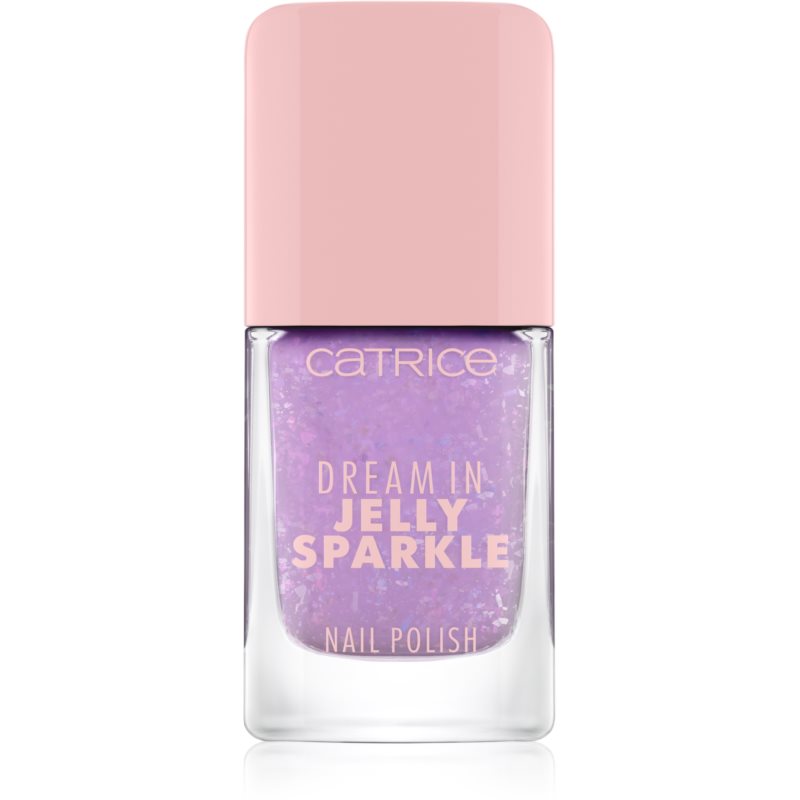 Catrice Dream In Jelly Sparkle nail polish with glitter shade 040 - Jelly Crush 10,5 ml
