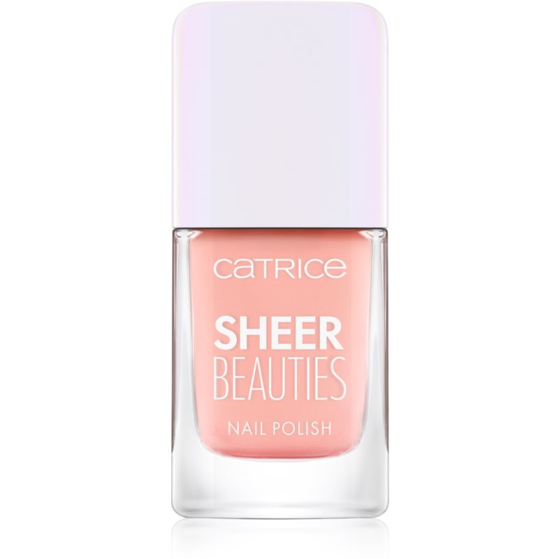 Catrice Sheer Beauties Nail Polish Shade 050 - Peach For The Stars 10,5 Ml