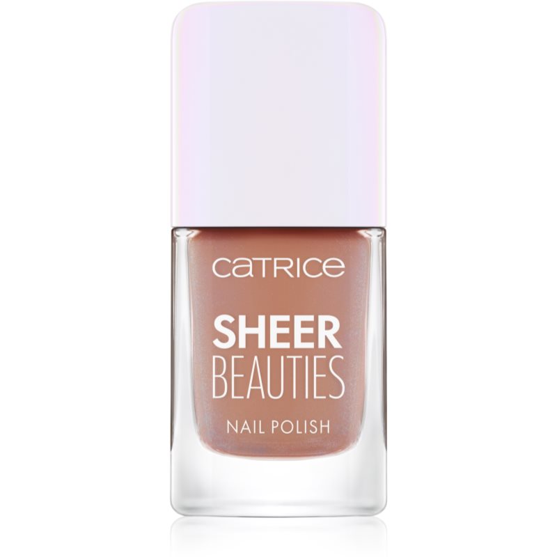 Catrice Sheer Beauties nail polish shade 060 - Love You Latte 10,5 ml
