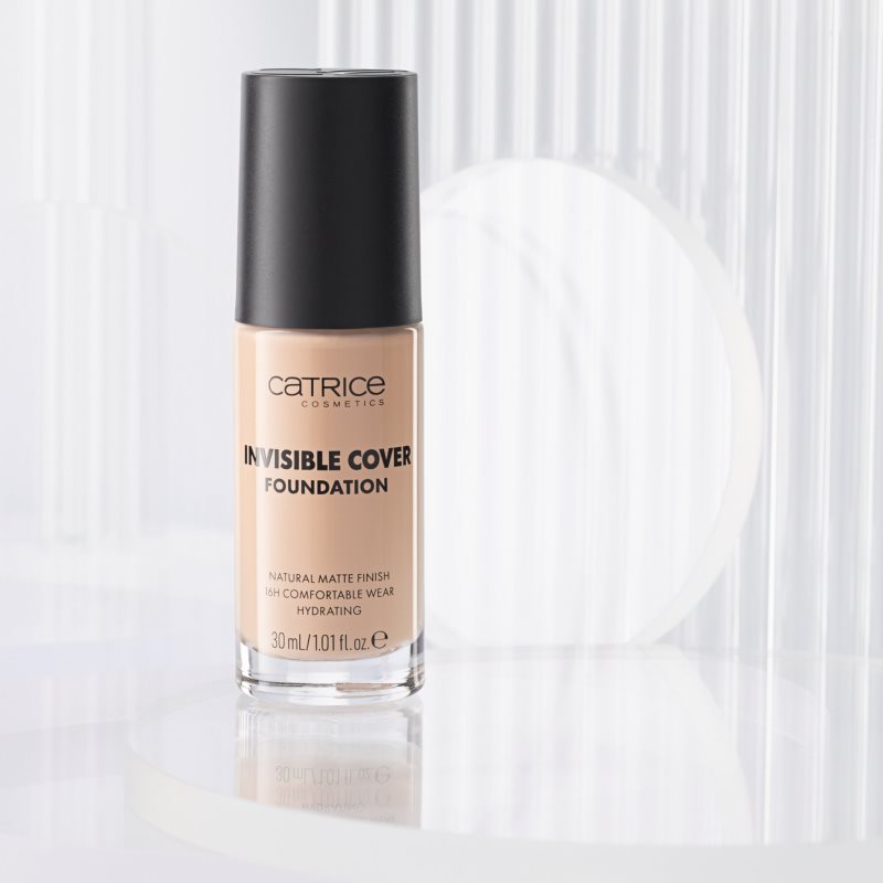 Catrice Invisible Cover Foundation Fluid Coverage Foundation With Matt Effect Shade 040N 30 Ml