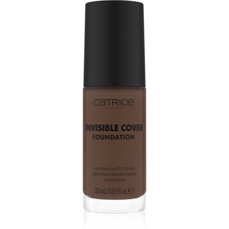 Catrice Invisible Cover Foundation flüssiges deckendes Foundation mit Matt-Effekt Farbton 080W 30 ml