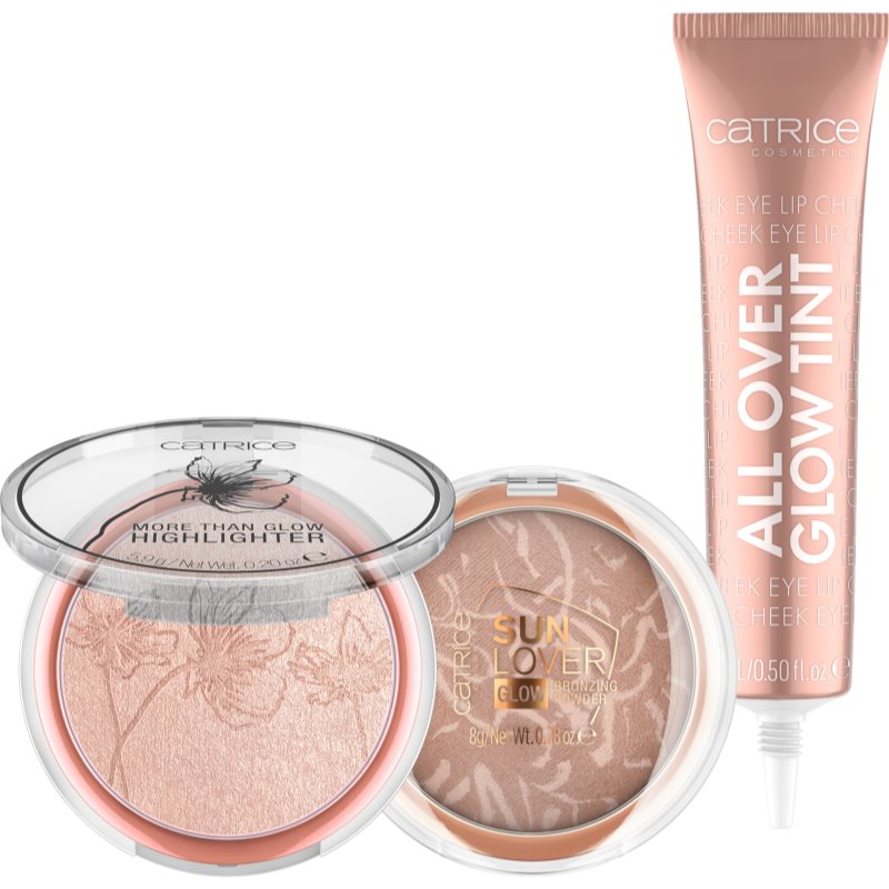 Catrice More Than Glow Face Set make-up sada odstín Rose Gold