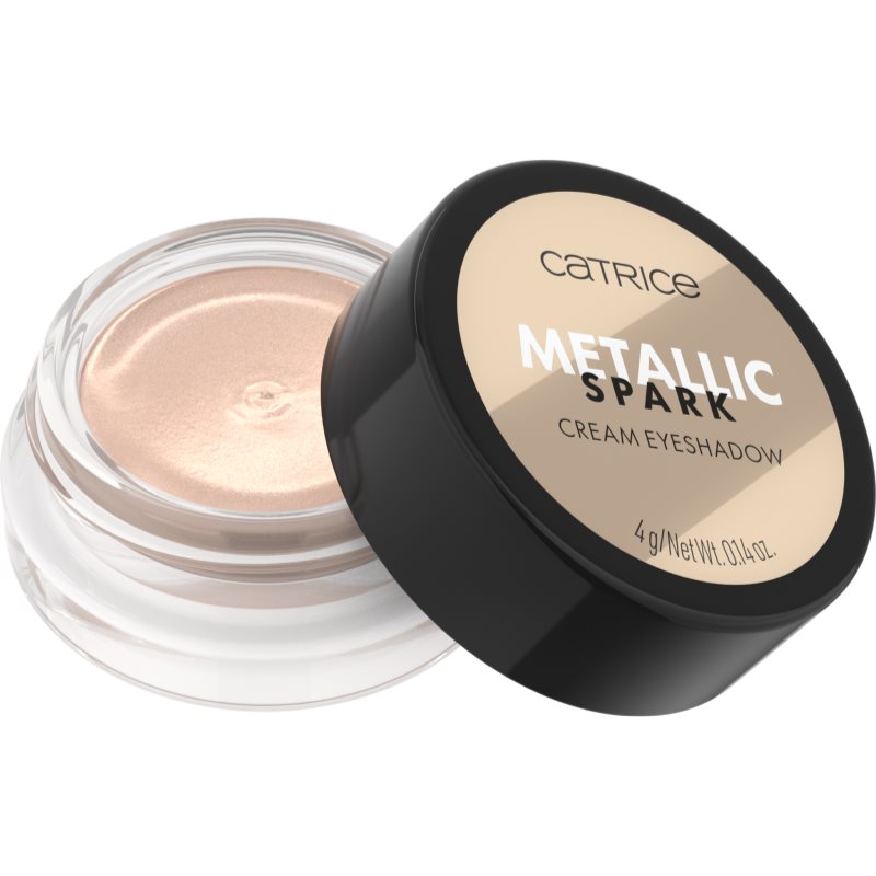 Catrice Metallic Spark creamy eyeshadow for luminous shine shade 010 Champagne Chic 4 g